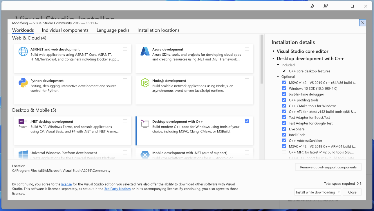 vs2019-dev-C++