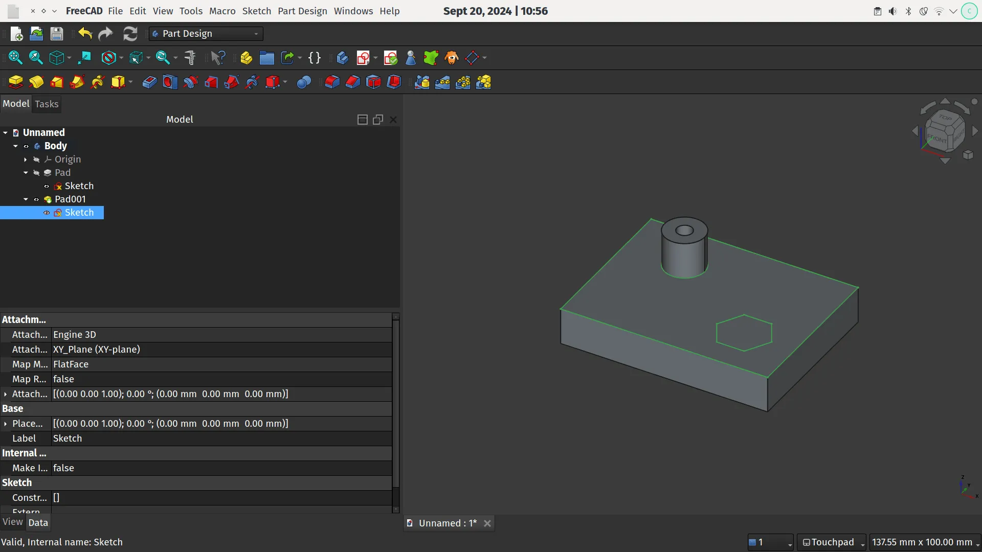 Extrude cylinder