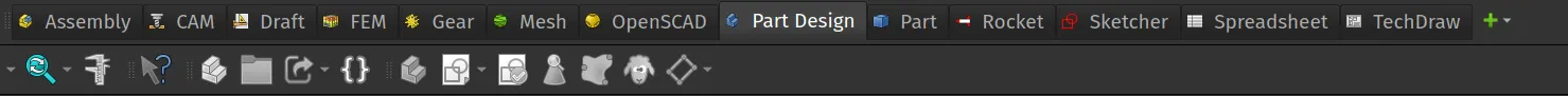 Freecad wb tabs