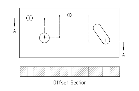 Tech Draw Offset Section example