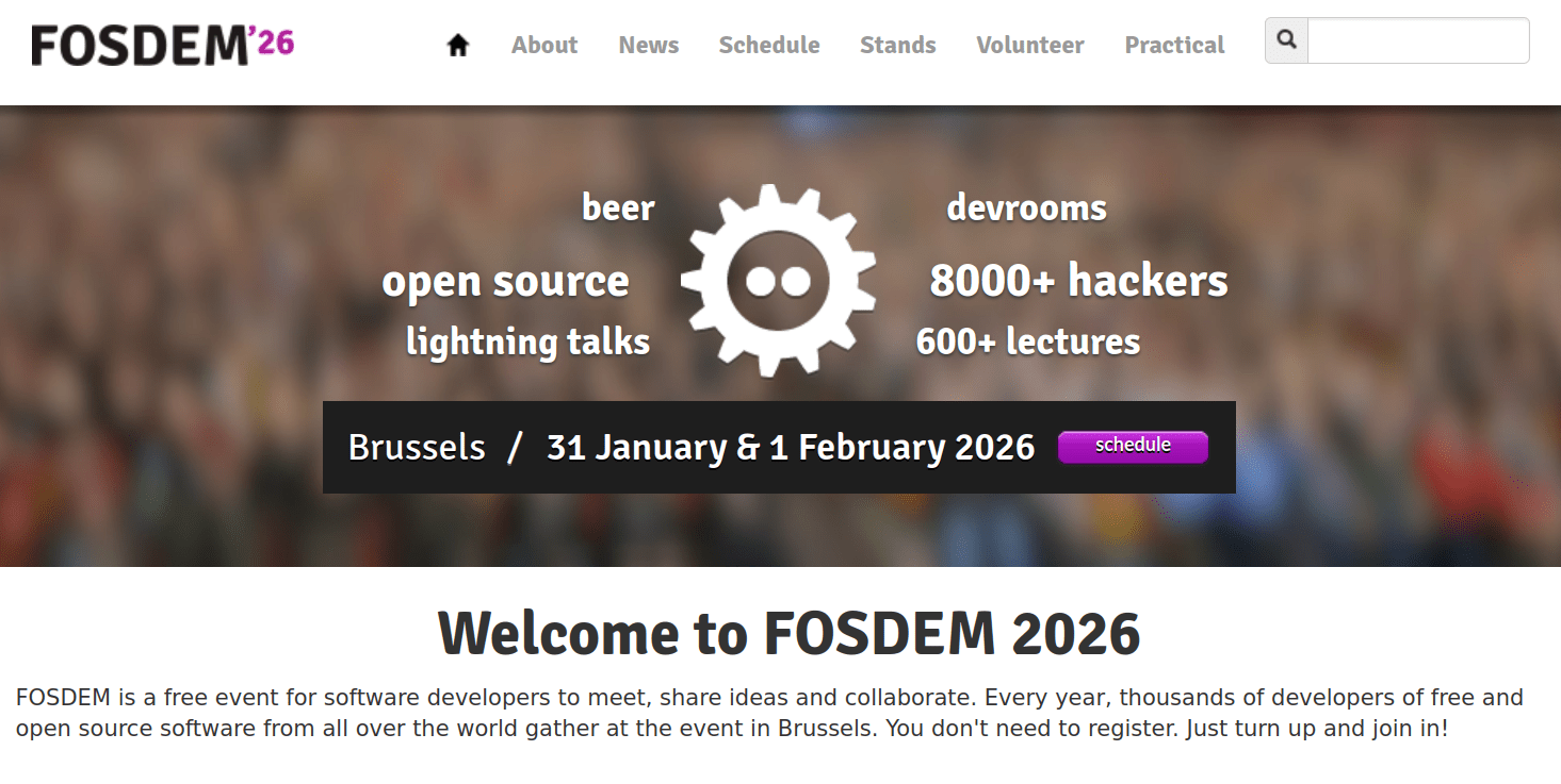 Fosdem 26 2