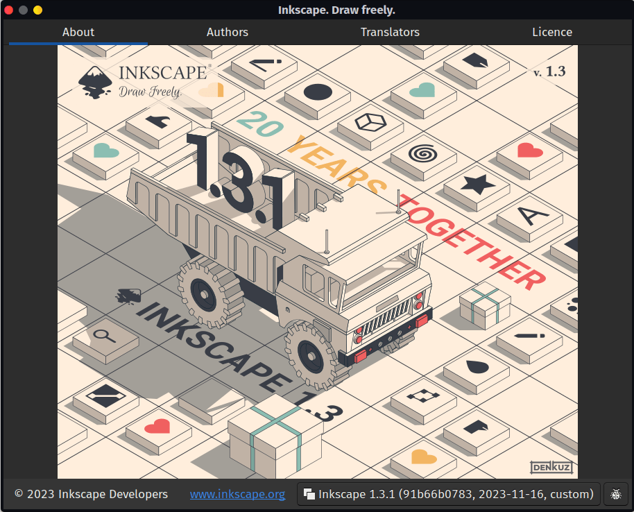 Inkscape about