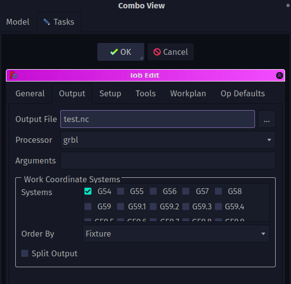 Output postprocessor