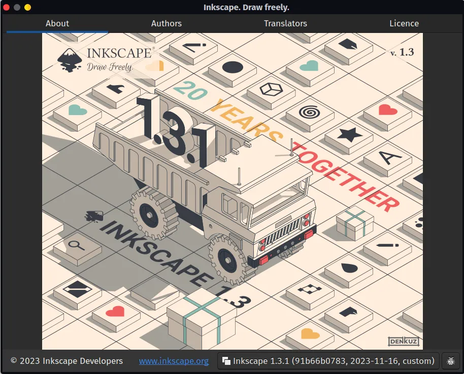 Inkscape about