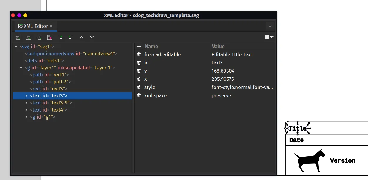 2nd XML edit