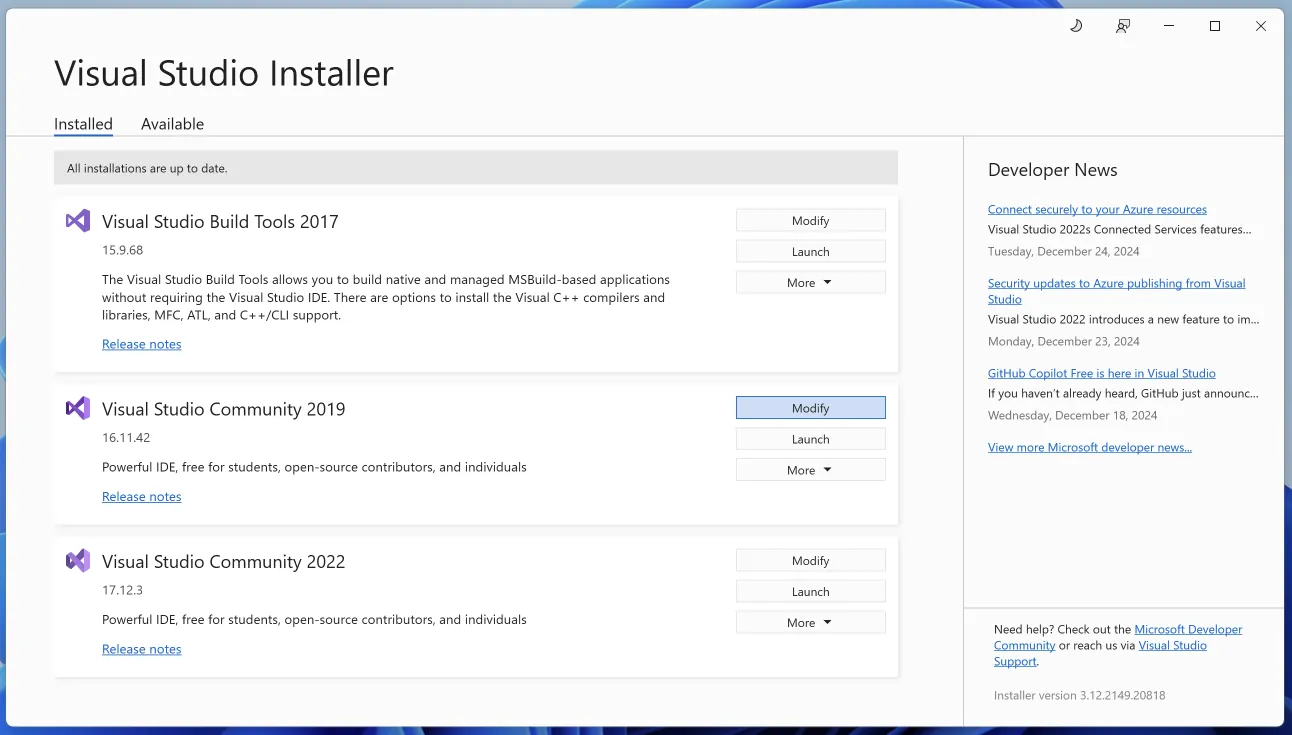 Visual Studio 2019