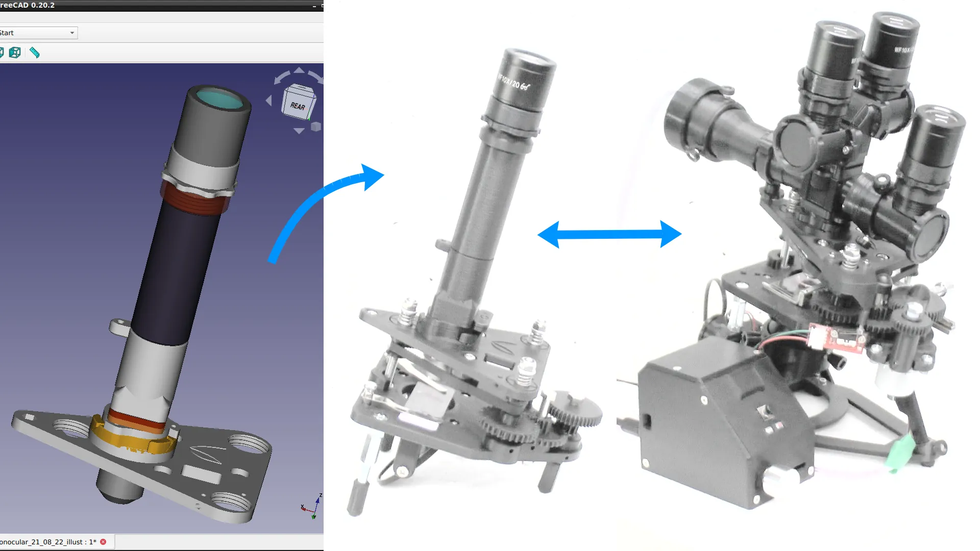 A Research Grade Open Source Microscope