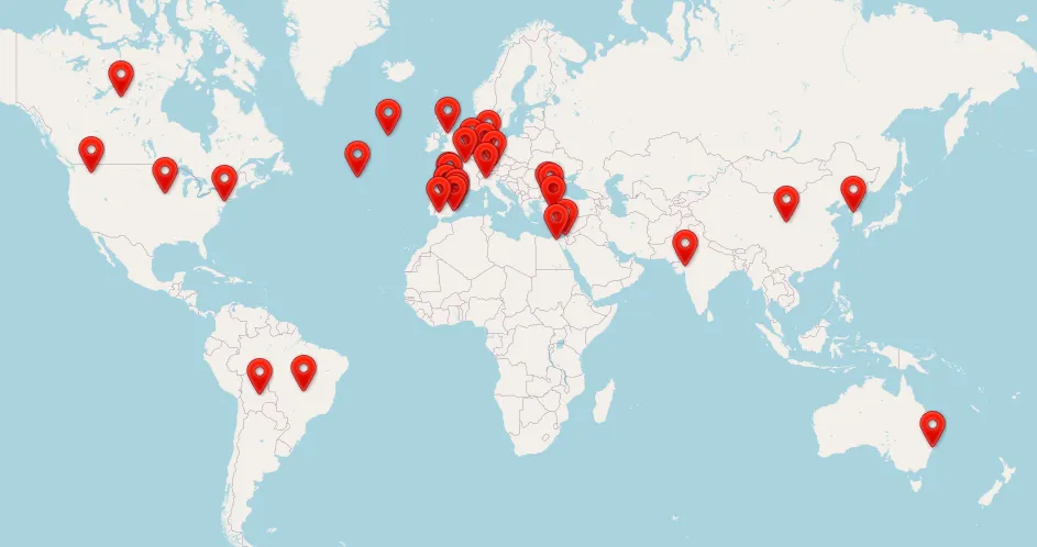 Thors builts around the world