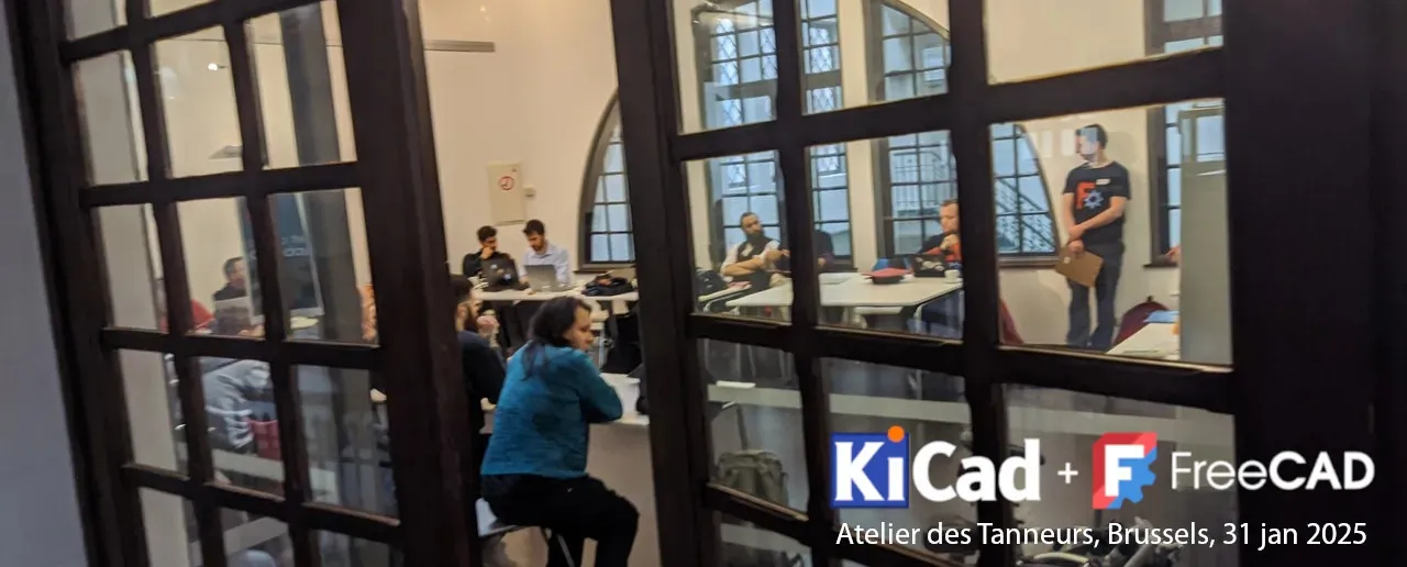 FOSDEM and KiCAD + FreeCAD day 2025