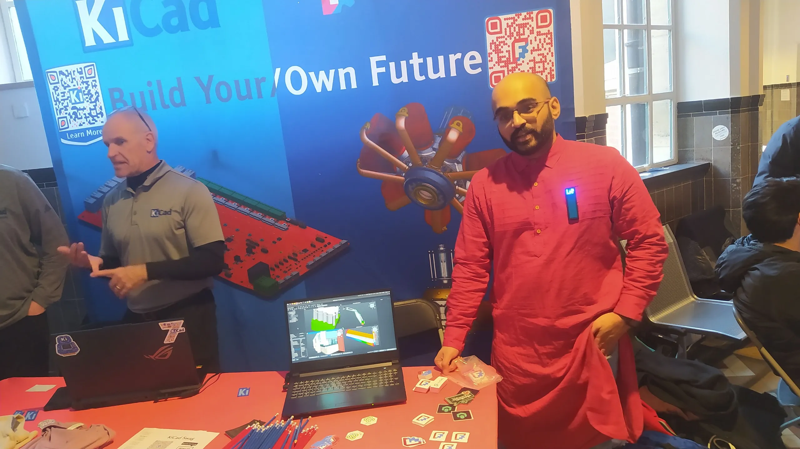 FreeCAD stand at FOSDEM 2025