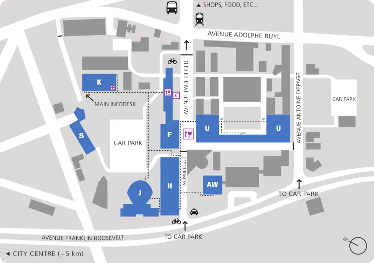 FOSDEM Site map FOSDEM Site map