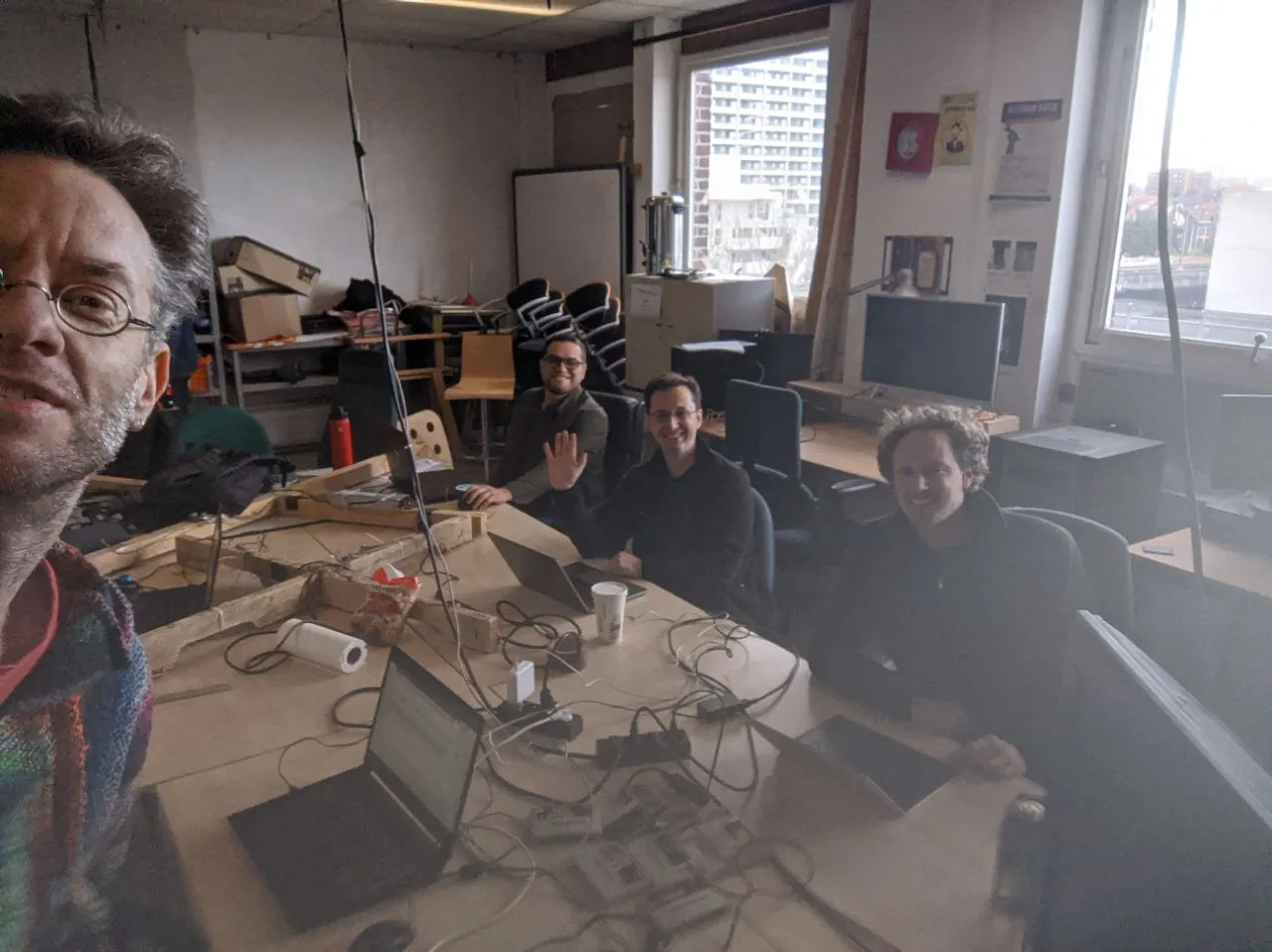 Hackathon at the Brussels hackerspace
