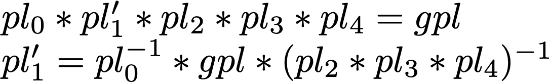 Solving placement equation
