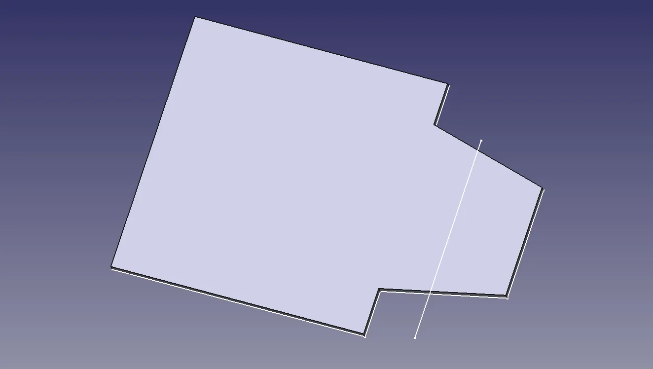 Base with fold sketch