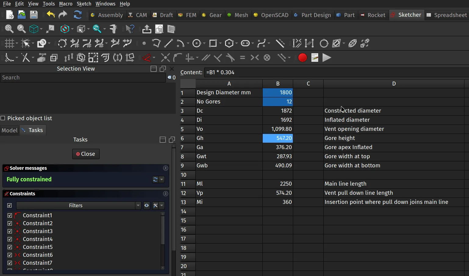 Tutorial - Getting started with Spreadsheets and Parametric Design