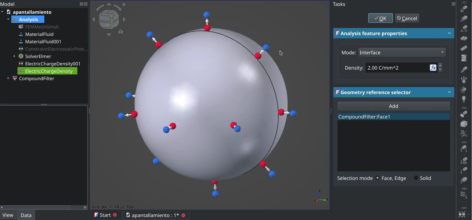 Electric charge densities
