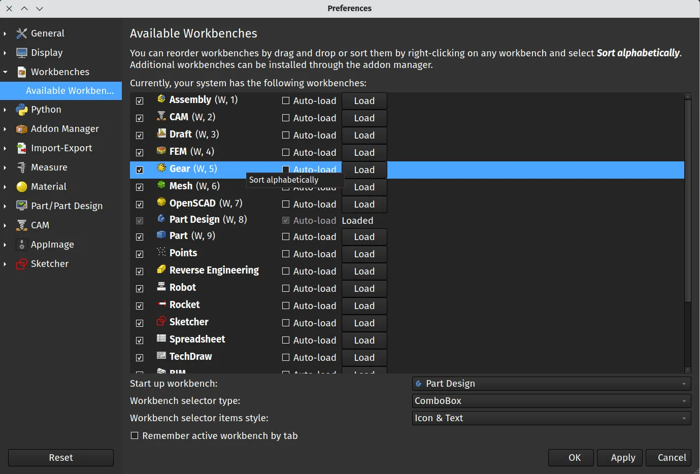 Freecas wb prefs