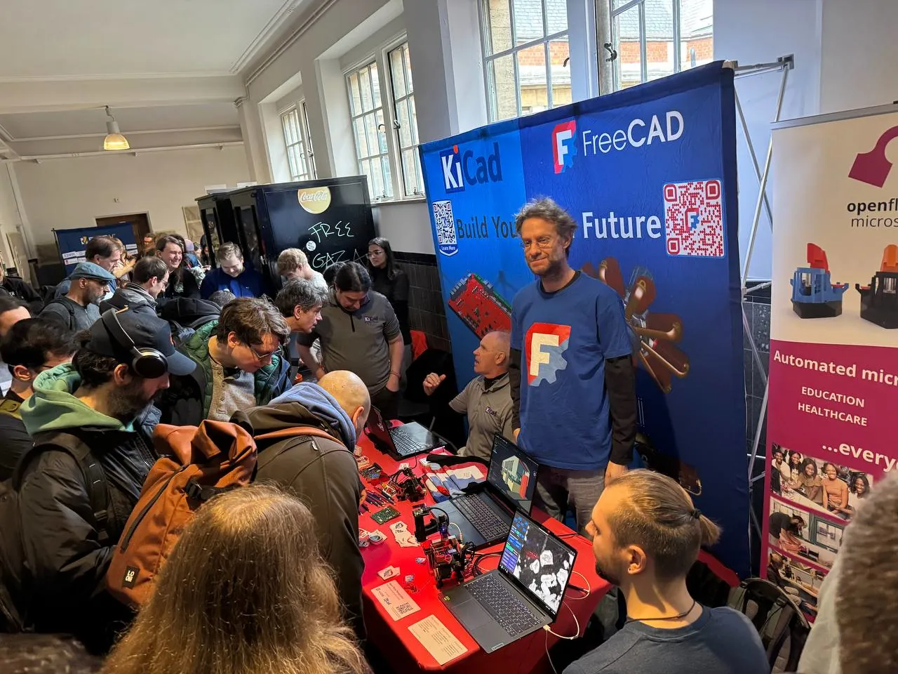 Fosdem booth 26 chennes shot