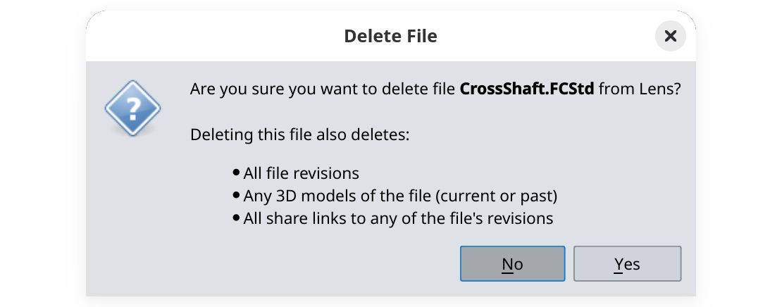 Delete a remote files
