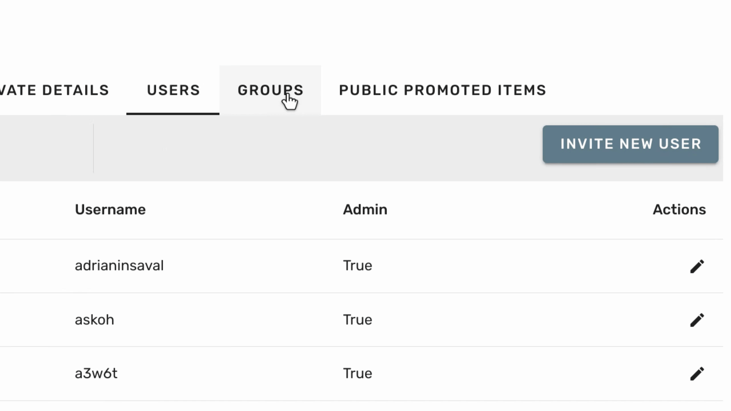 Add new user, step 3