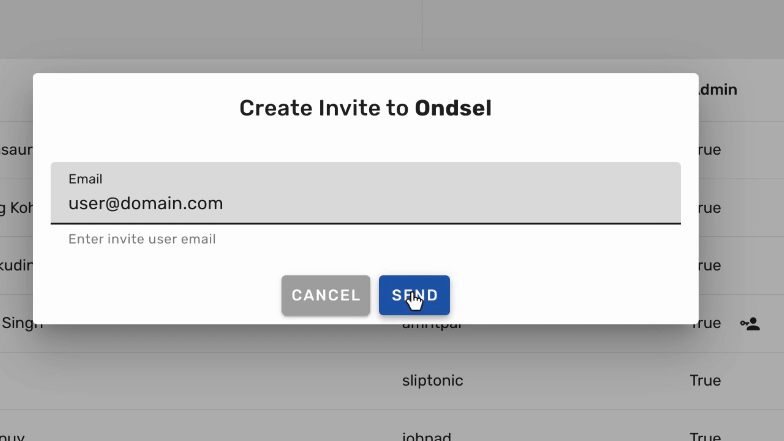 Add new user, step 4