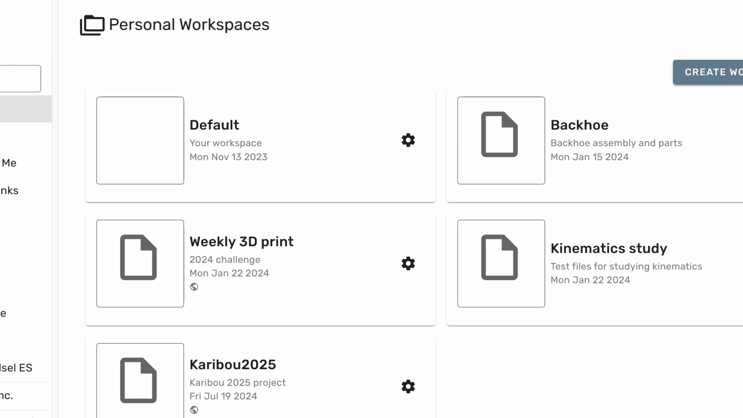 Delete a workspace, step 2